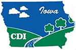 Logo of Conservation Districts of Iowa, a partner of the Regional Conservation Partnership Program with IAWA