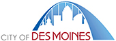 Logo of City of Des Moines, a partner of the Regional Conservation Partnership Program with IAWA