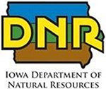 Logo of the Iowa Department of Natural Resources, a partner of the Regional Conservation Partnership Program with IAWA