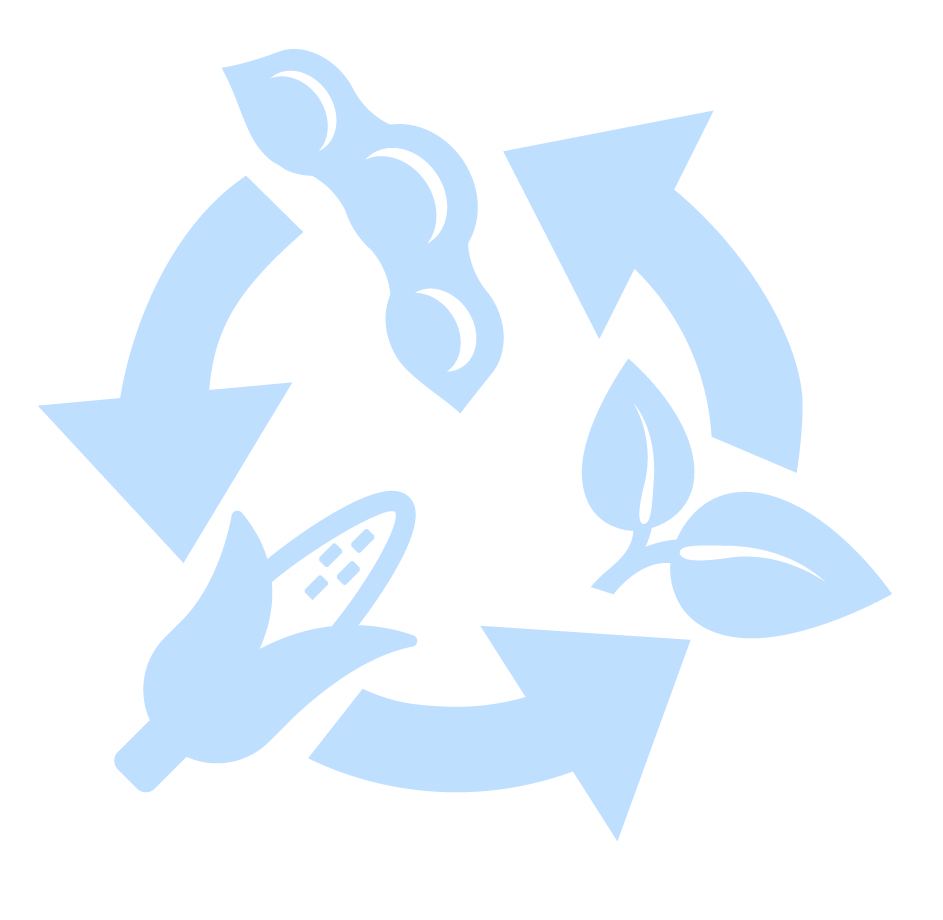 Light blue extended crop rotation icon