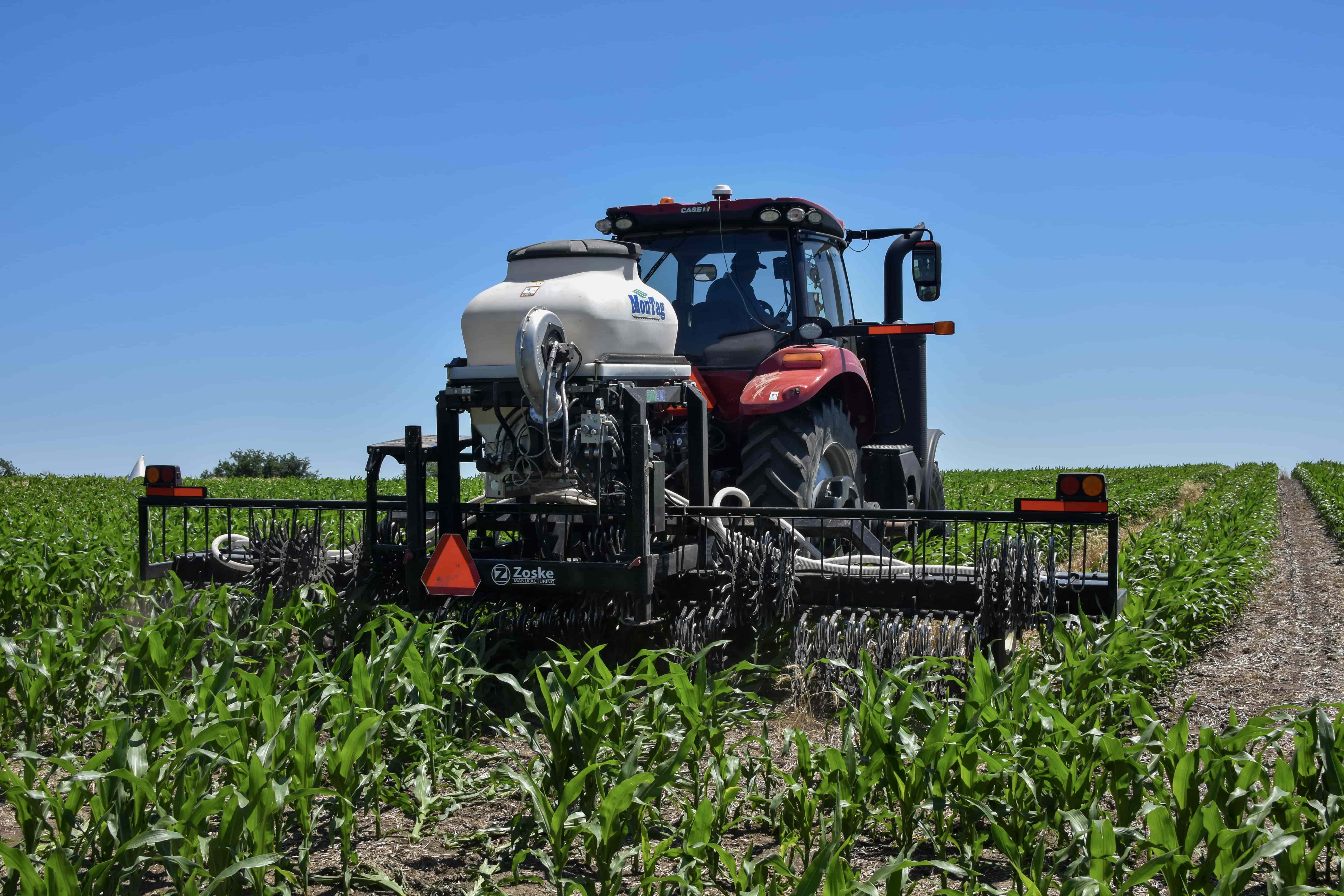 tractor in field