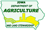 Logo of the Iowa Department of Agriculture, a partner of the Regional Conservation Partnership Program with IAWA