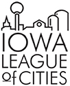 Logo of Iowa League of Cities, a partner of the Regional Conservation Partnership Program with IAWA