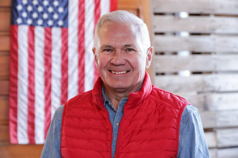 Head shot of Louis Beck, farmer from the Miller Creek Watershed, who is passionate about water quality.