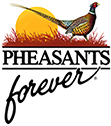 Logo of Pheasants Forever, a partner of the Regional Conservation Partnership Program with IAWA
