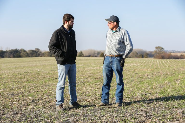 Two Men Field Iowa Watershed Management Strategies