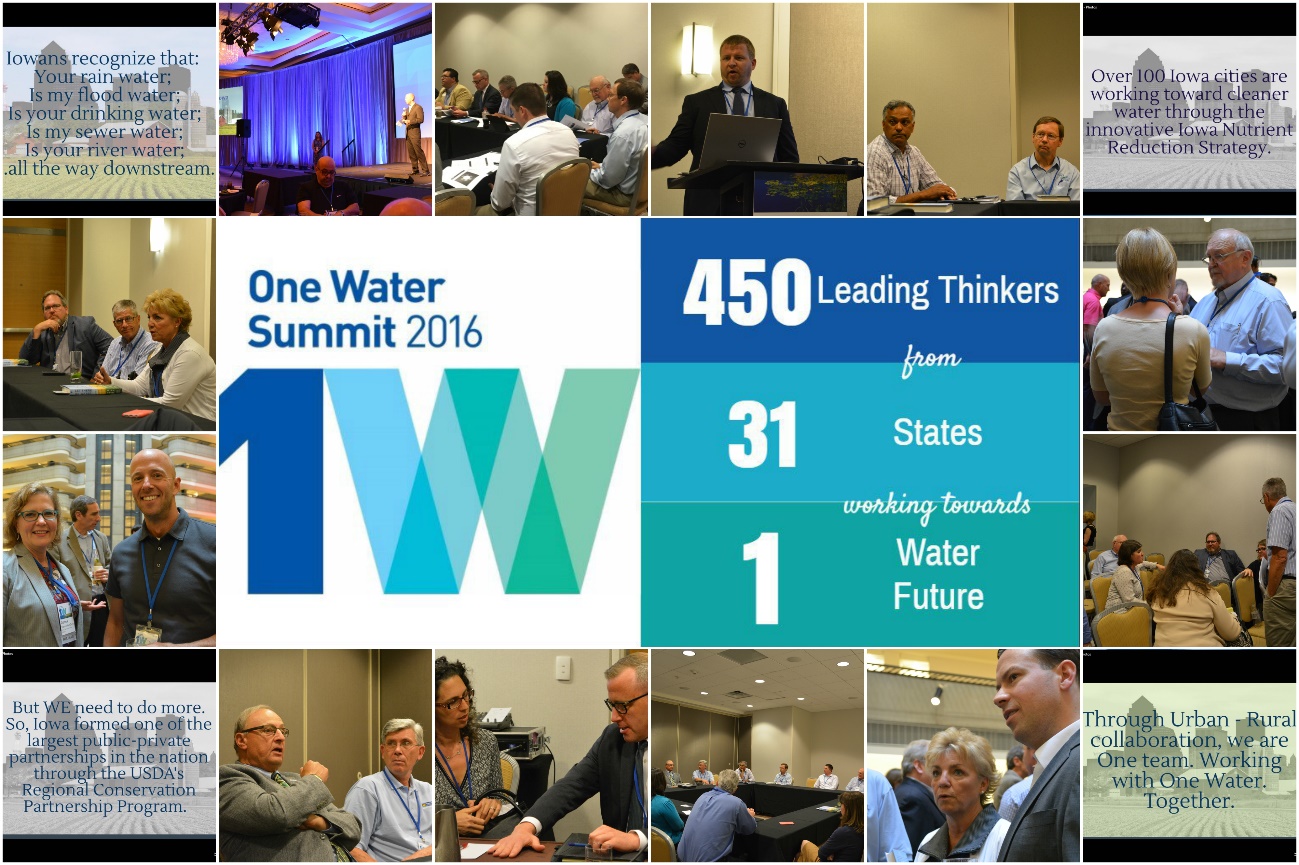 One Water Summit 2016 Info-graphic